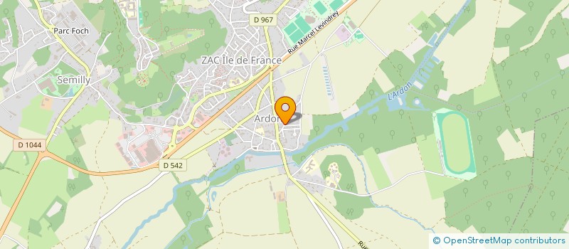 localisation de l'entreprise SCI DE L ARCHE à LAON