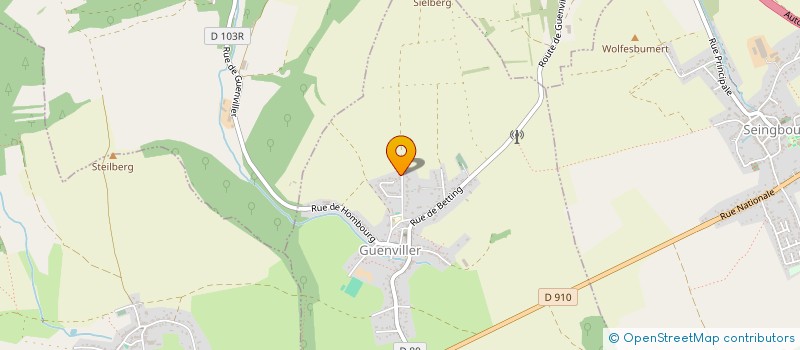 localisation de l'entreprise SCI DE L'ARCHE  GUENVILLER