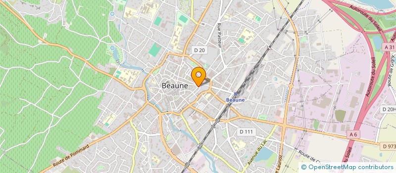 localisation de l'entreprise SCI DE L ARCHER  BEAUNE