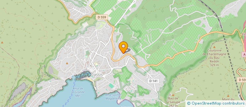 localisation de l'entreprise SCI DE L ARCHEVECHE  CASSIS