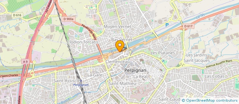 localisation de l'entreprise SCI DE L'ARCHIPEL  PERPIGNAN