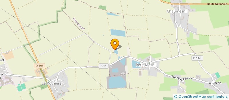 localisation de l'entreprise SCI DE L'ARCOT  PETIT-MESNIL