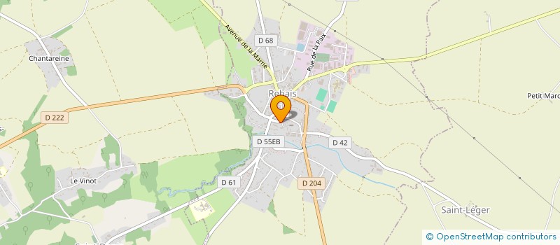 localisation de l'entreprise SCI DE L ARE  REBAIS