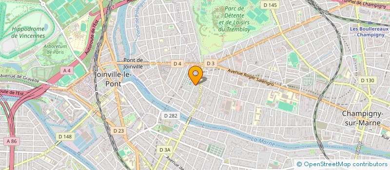 localisation de l'entreprise SCI DE L ARGENCE à JOINVILLE-LE-PONT