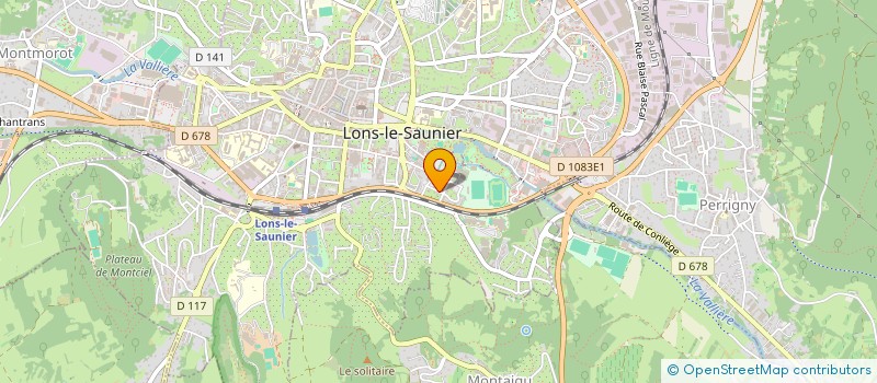 localisation de l'entreprise SCI DE L ARGENTELLE  LONS-LE-SAUNIER