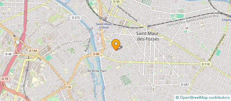 localisation de l'entreprise SCI DE L'ARGENTRE à SAINT-MAUR-DES-FOSSES