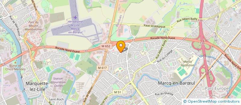 localisation de l'entreprise SCI DE L ARGONAUTE à MARCQ-EN-BARŒUL