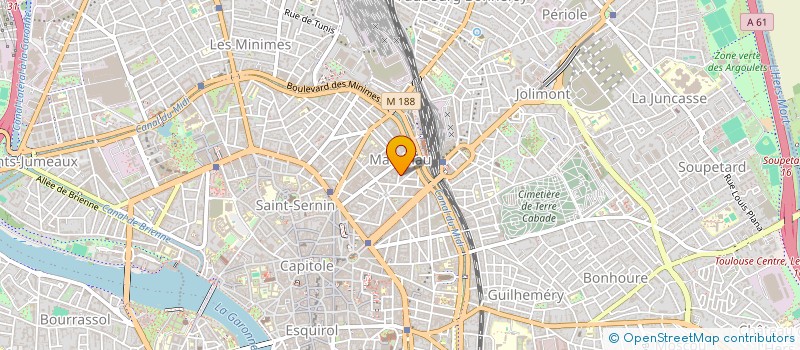 localisation de l'entreprise SCI DE L ARIZE à TOULOUSE
