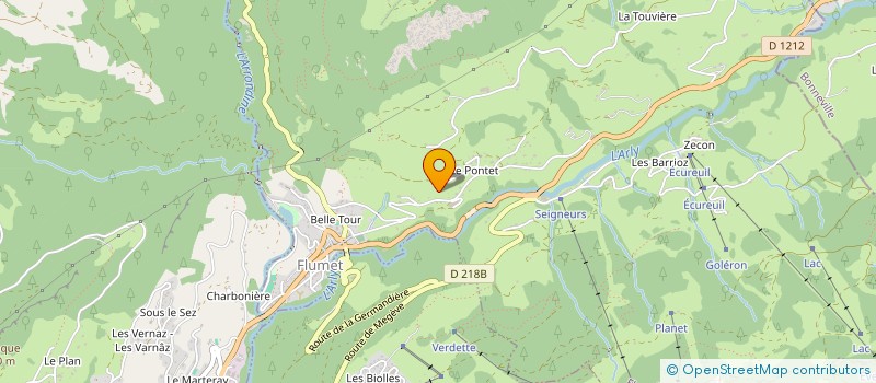 localisation de l'entreprise SCI  DE L'ARLY  FLUMET