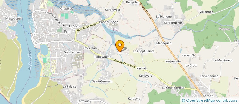 localisation de l'entreprise SCI DE L'ARMORIC  SAINTE-ANNE-D'AURAY