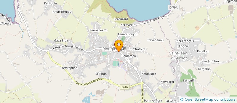 localisation de l'entreprise SCI DE L ARMORIQUE  PLOUGASNOU