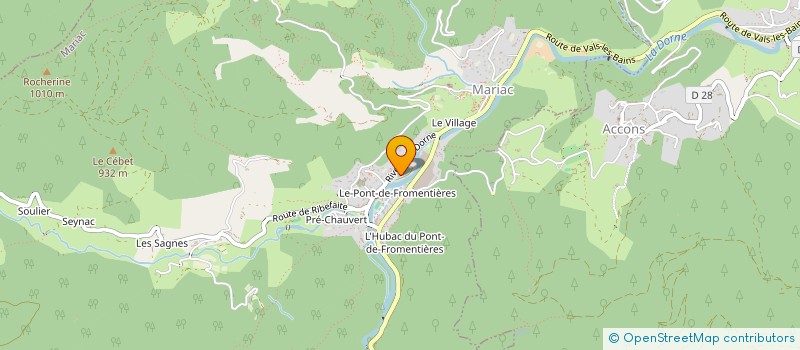 localisation de l'entreprise SCI DE L'ARMURIER  MARIAC