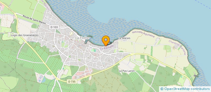 localisation de l'entreprise SCI DE L ARNAIRAUD  LA FLOTTE