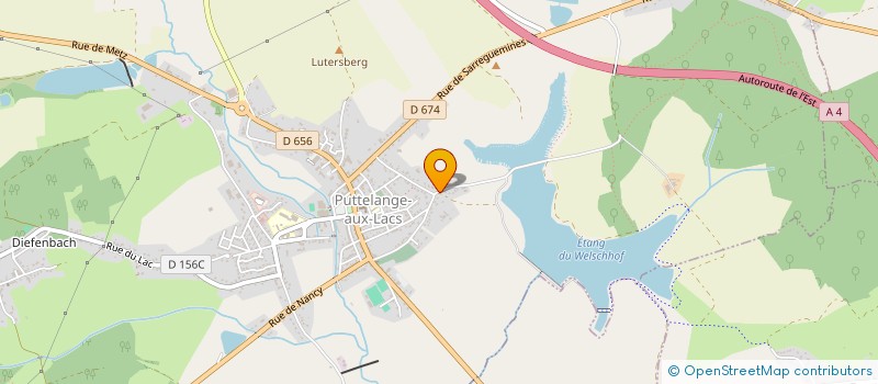 localisation de l'entreprise SCI DE L'ARNICA  PUTTELANGE-AUX-LACS