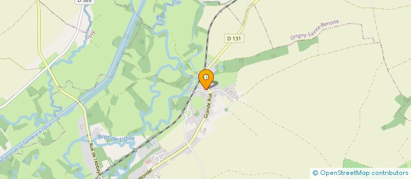 localisation de l'entreprise SCI DE L'ARPOCHET  RIBEMONT