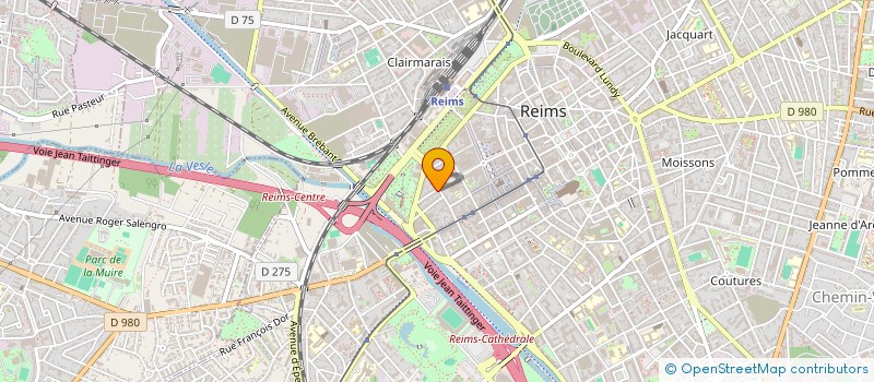 localisation de l'entreprise SCI DE L'ARQUEBUSE  REIMS