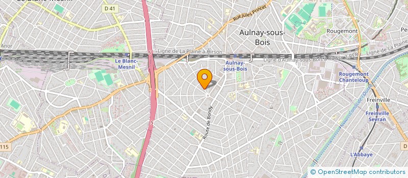 localisation de l'entreprise SCI DE L'ARREE à AULNAY-SOUS-BOIS