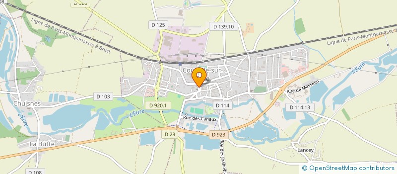 localisation de l'entreprise SCI DE L'ARSENAL à DANGERS