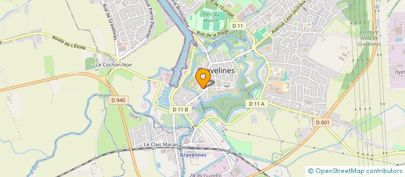 localisation de l'entreprise SCI DE L'ARSENAL à GRAVELINES
