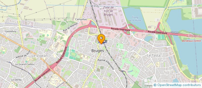 localisation de l'entreprise SCI DE L'ARSENAL  BRUGES