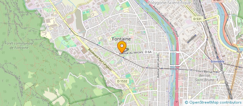 localisation de l'entreprise SCI DE L'ARTE DI FLORE  FONTAINE