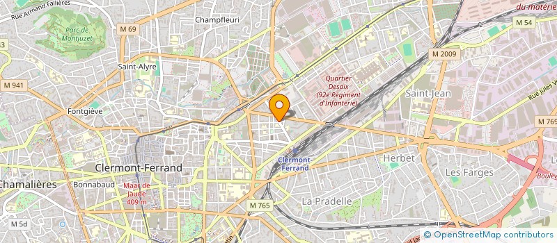 localisation de l'entreprise SCI DE L ARTIERE à CLERMONT FERRAND