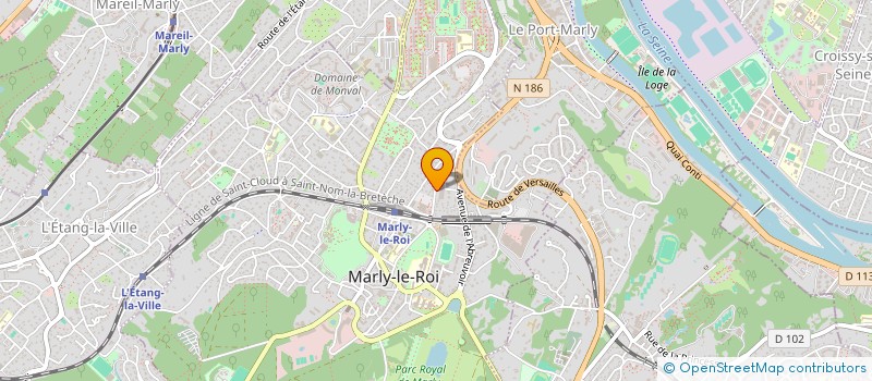 localisation de l'entreprise SCI DE L'ARTILLERIE  MARLY-LE-ROI