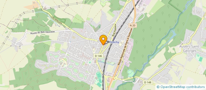 localisation de l'entreprise SCI DE L'ARTISANAT à NEUVY-EN-SULLIAS