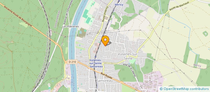 localisation de l'entreprise SCI DE L'ARTISANAT  VULAINES-SUR-SEINE