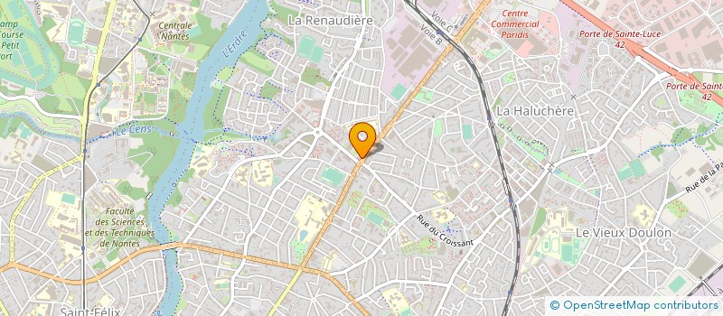 localisation de l'entreprise SCI DE L ARTISANAT ET DES METIERS à NANTES