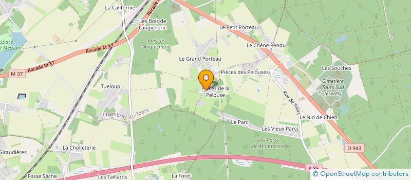 localisation de l'entreprise SCI DE L'ARVAN  ESVRES