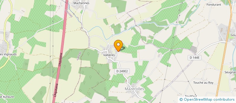 localisation de l'entreprise SCI DE L ARVAN  MAZEROLLES