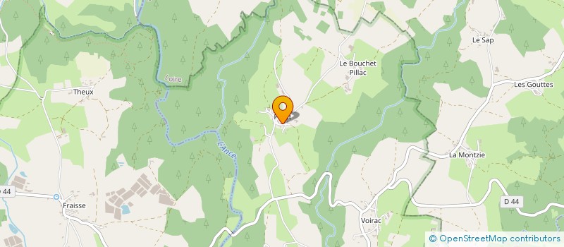 localisation de l'entreprise SCI DE L'ARZON  BEAUNE-SUR-ARZON