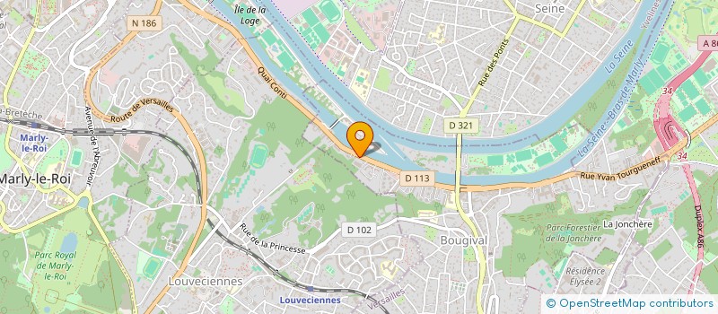 localisation de l'entreprise SCI DE L'ASCENSION  BOUGIVAL