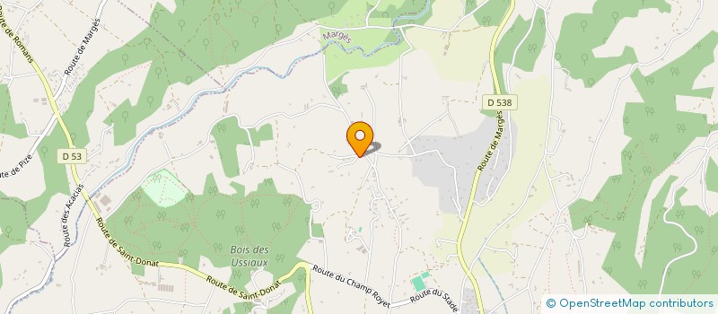 localisation de l'entreprise SCI DE L'ASPHODELE  PEYRINS