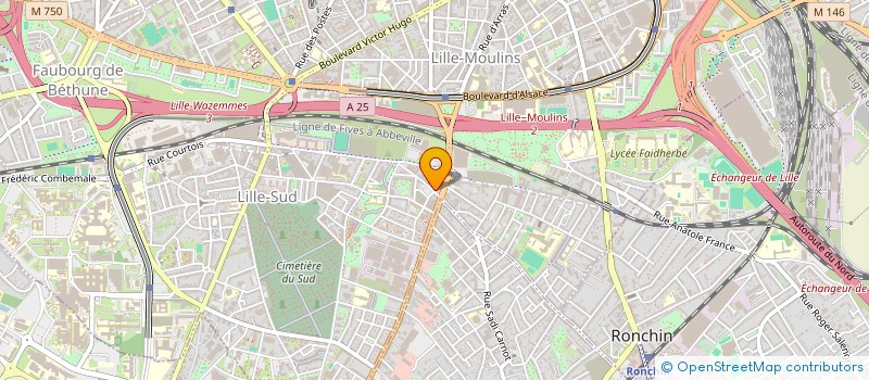 localisation de l'entreprise SCI DE L'ASSEKREM à LILLE