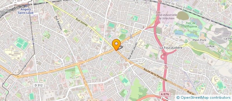 localisation de l'entreprise SCI DE L'ASSOCIATION PETIT A PETIT à ANGERS
