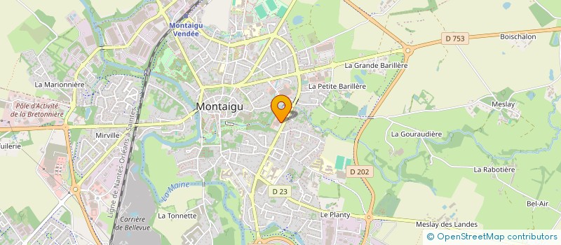 localisation de l'entreprise SCI DE L'ASSON à MONTAIGU-VENDEE