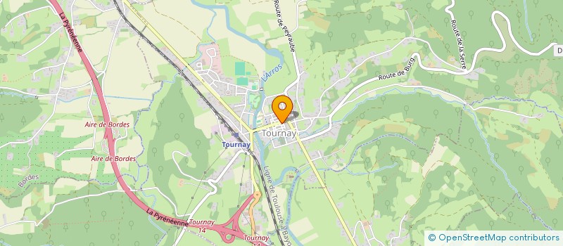 localisation de l'entreprise SCI DE L'ASTARAC  TOURNAY