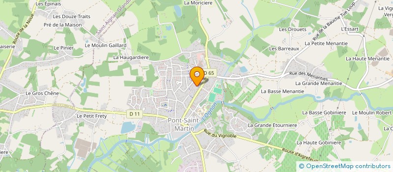 localisation de l'entreprise SCI DE L ASTRAGALE à PONT-SAINT-MARTIN