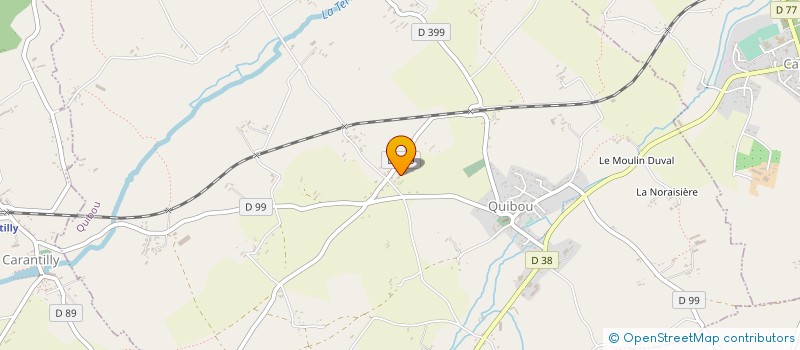 localisation de l'entreprise SCI DE L'ASTRAGALE  QUIBOU