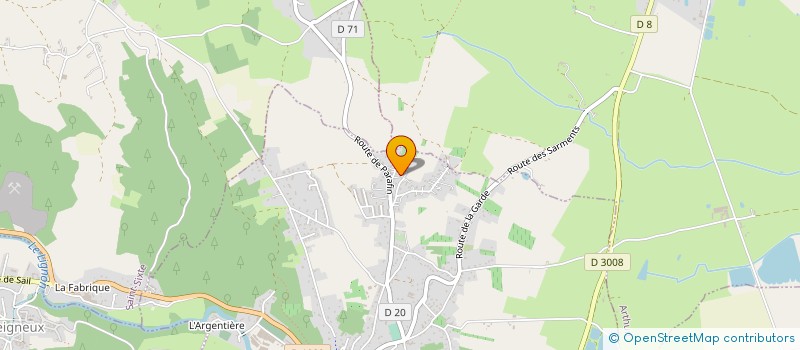 localisation de l'entreprise SCI DE L'ASTREE  BOEN-SUR-LIGNON