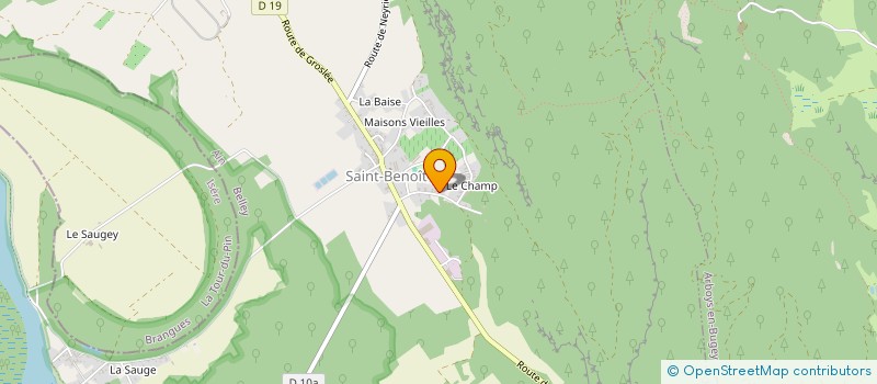 localisation de l'entreprise SCI DE L'AT  GROSLEE-SAINT-BENOIT