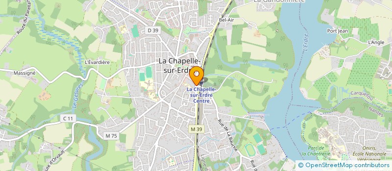 localisation de l'entreprise SCI DE L'ATALANTA  LA CHAPELLE-SUR-ERDRE