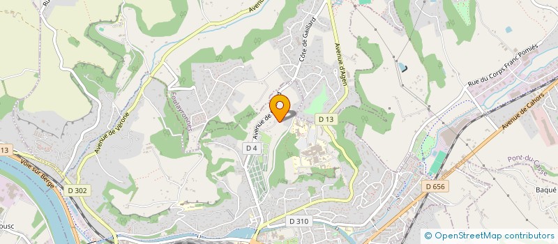 localisation de l'entreprise SCI DE L'ATALAYE  AGEN