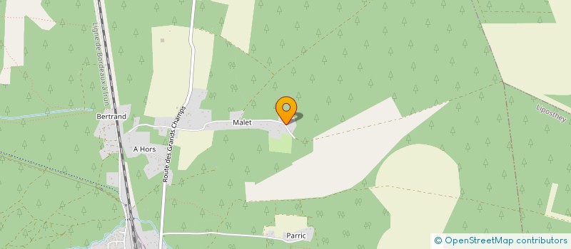 localisation de l'entreprise SCI DE L ATELIER  YCHOUX