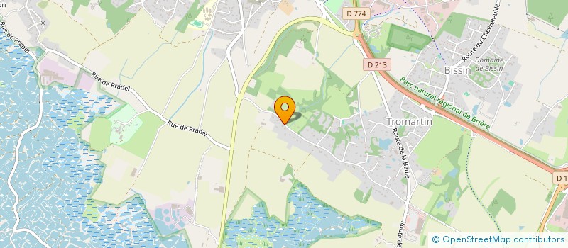 localisation de l'entreprise SCI DE L'ATELIER 480  GUERANDE