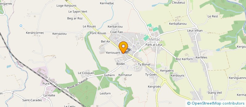 localisation de l'entreprise SCI DE L'ATELIER  MELLAC