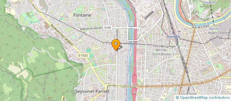 localisation de l'entreprise SCI DE L'ATELIER  FONTAINE