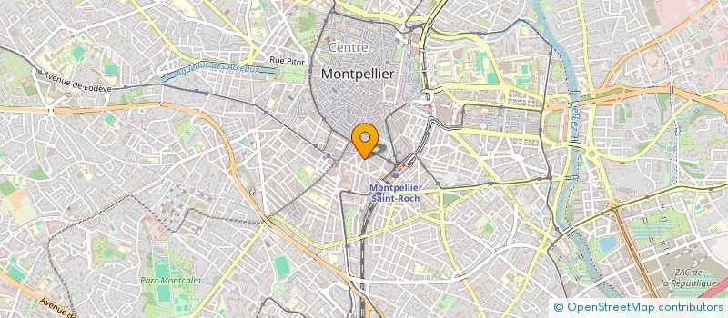 localisation de l'entreprise SCI DE L ATELIER à MONTPELLIER